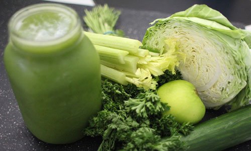 raw cabbage juice